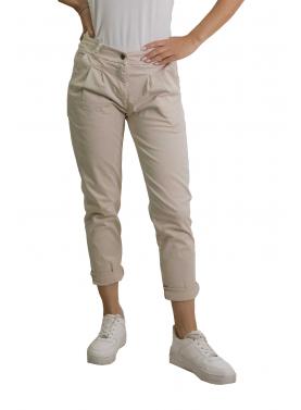 Chino con pence in cotone